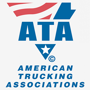 The ata American Trucking Association logo, enhanced by Strategic Branding Services.