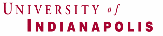 University of Indianapolis logo in crimson red