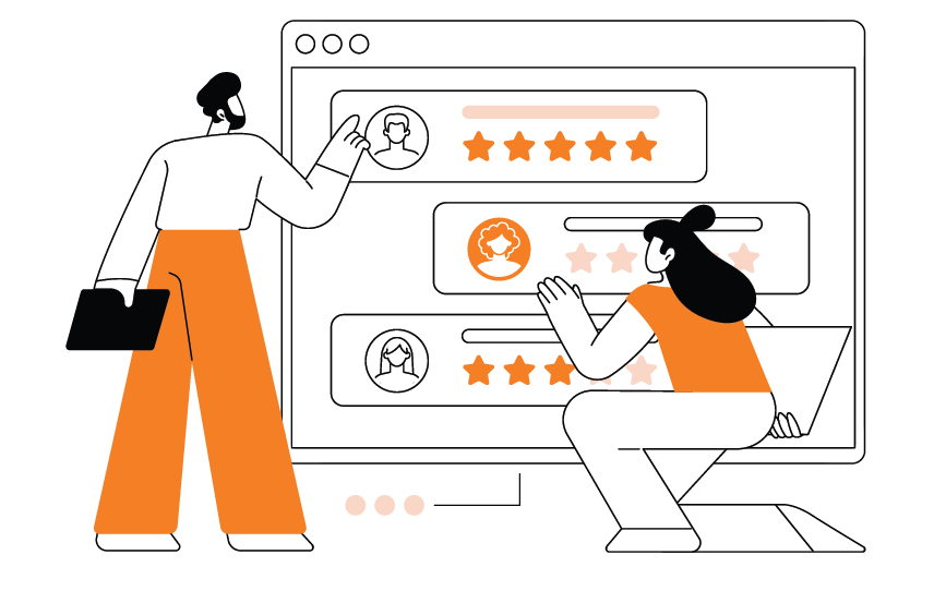 Marketing team evaluating performance metrics for optimization.